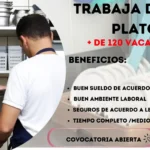 SE BUSCA PERSONAL PARA TRABAJAR DE LAVAPLATOS | INGRESO INMEDIATO